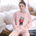 Women's round neck household suit